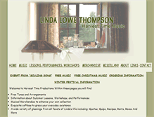 Tablet Screenshot of lindalowethompson.com